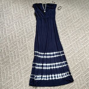 NWT Beautiful Navy Maxi Dress -size PP/XSP/0P